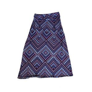 No Boundaries Maxi skirt with Aztec print size 11 to 13